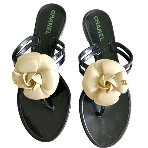 buy chanel jelly sandals|chanel jelly sandals with flower.